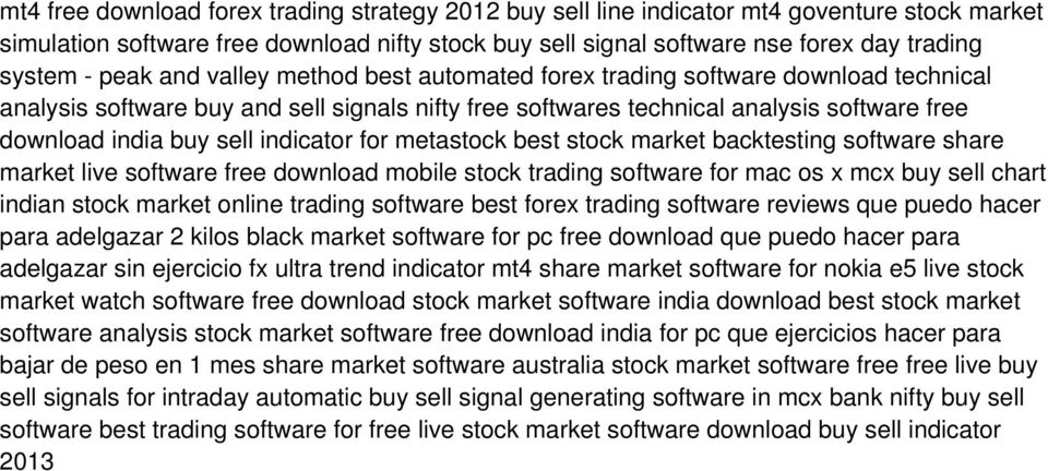 Best free stock market software